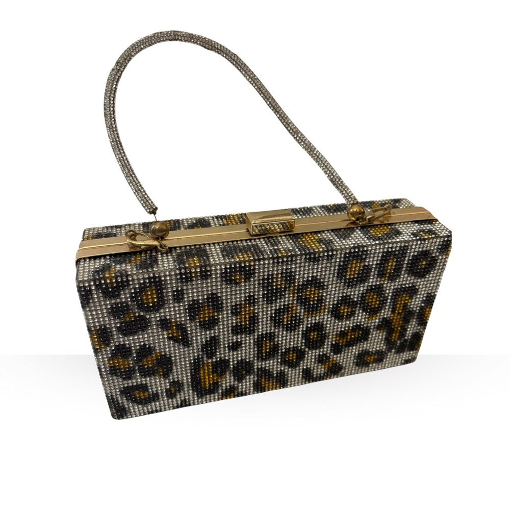 Leopard Print Evening Clutch